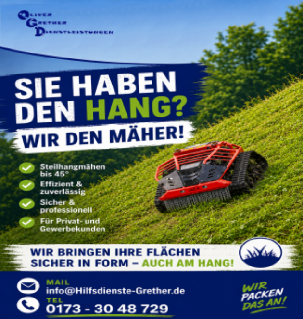 Raupenmäher